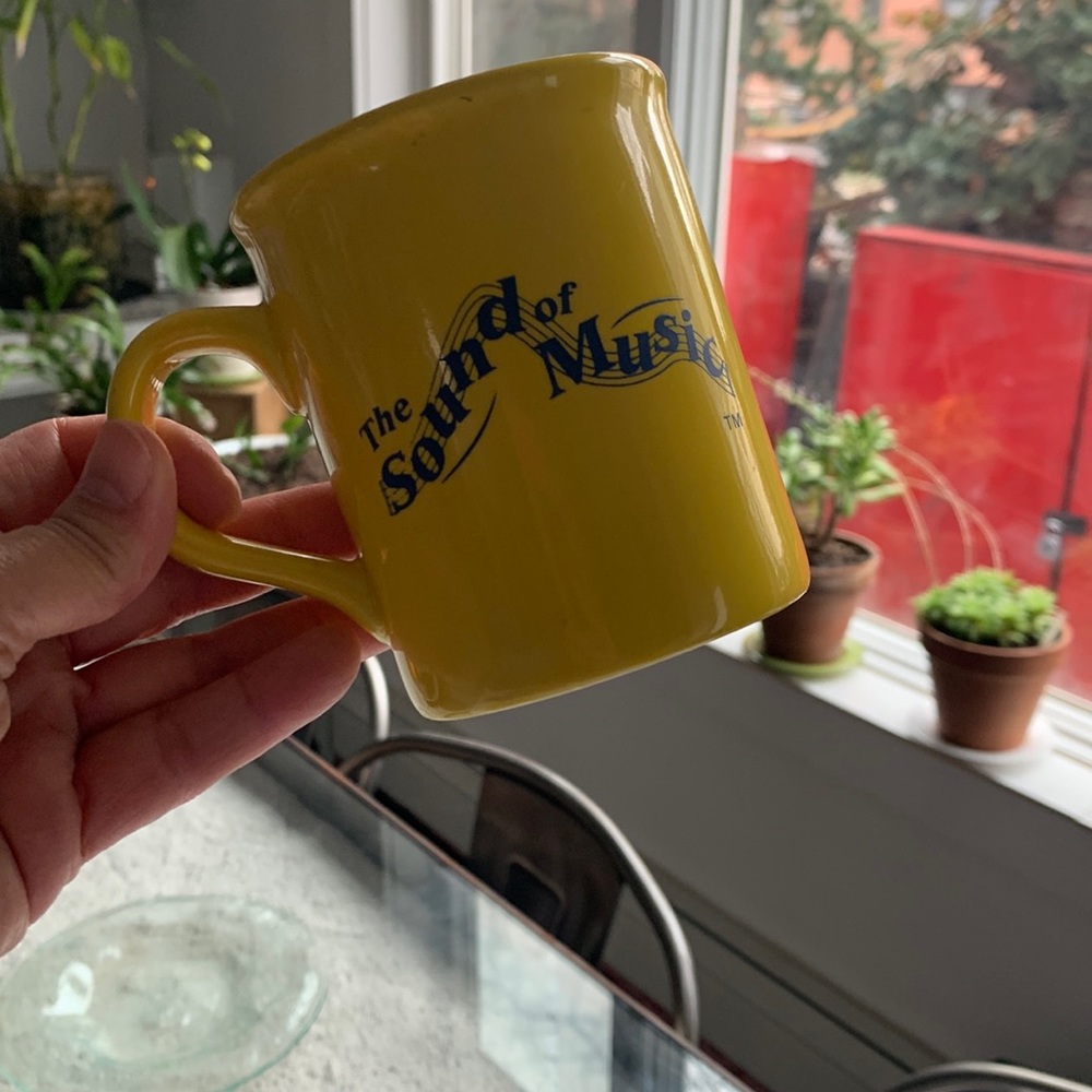 Sound of music coffee mug - made in England